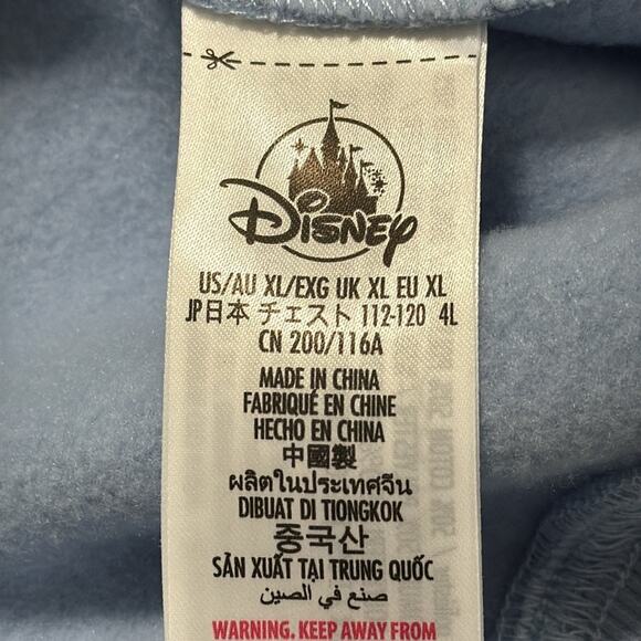 Walt Disney World pullover Sweater Adult sz XL Blue Mickey Mouse Standing Parks - Picture 6 of 13